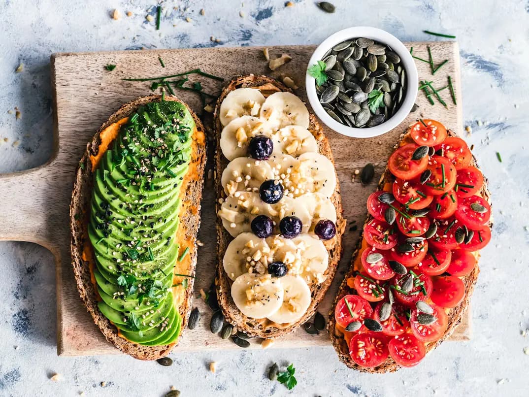 Naturally gluten-free whole foods including vegetables, rice, quinoa and legumes